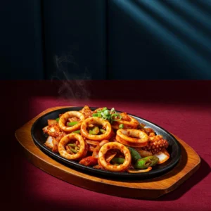 Sizzling Spicy Calamari