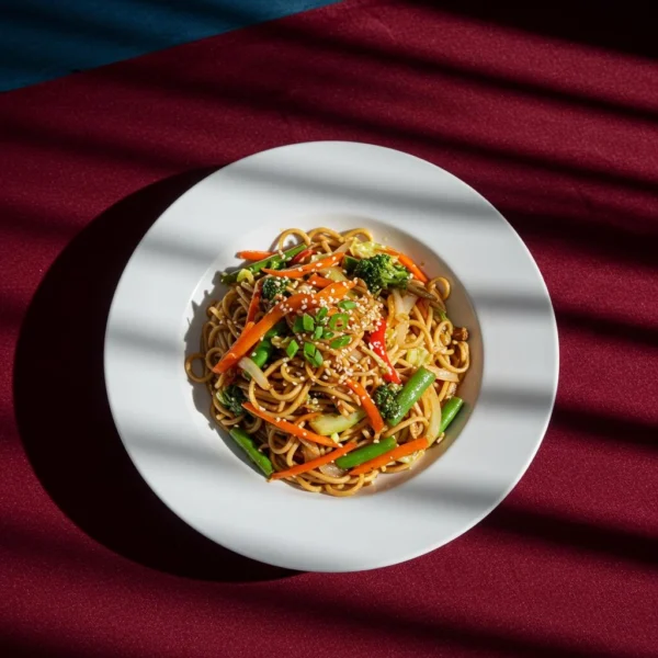 Stir-fried Mixed Vegetable Noodles