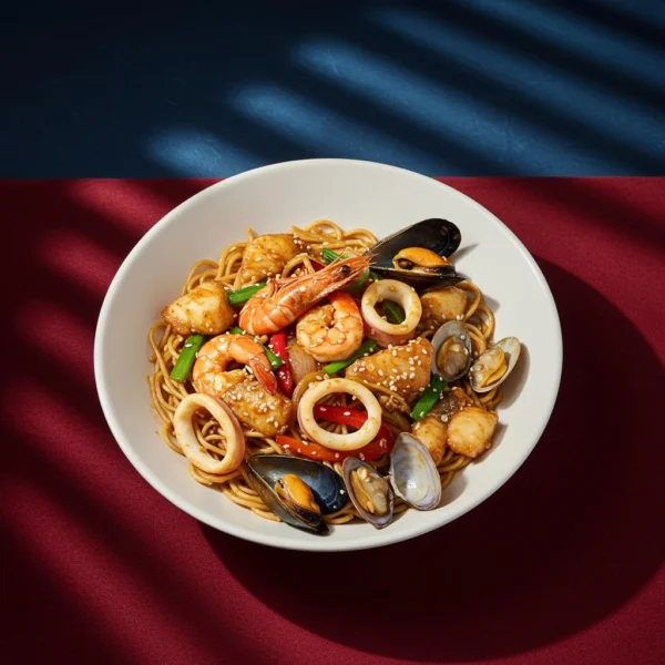 Stir-fried Seafood Noodles