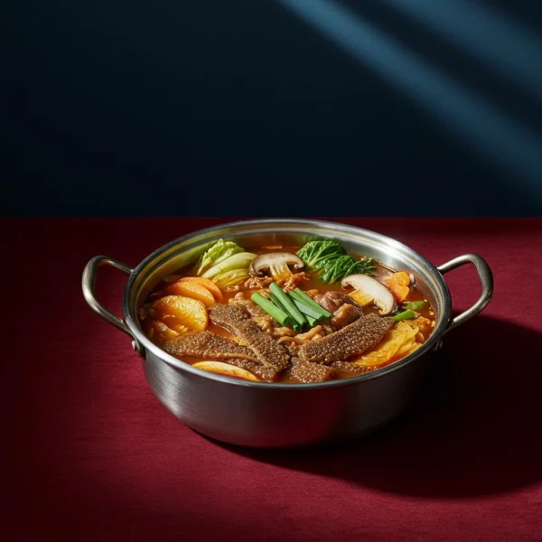 Gobchang jongol (Beef trip hot bot)