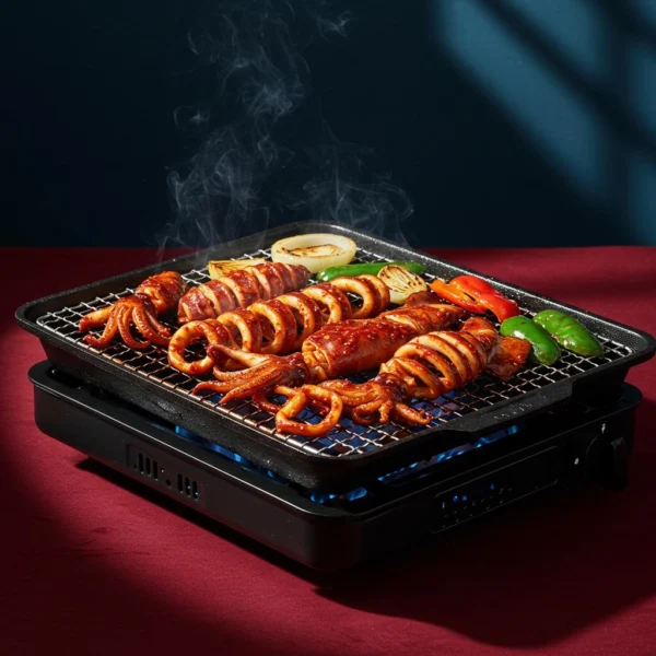Marinated Squid In Korean BBQ Sauce